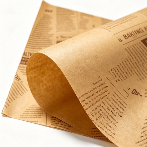 Food packaging baking paper