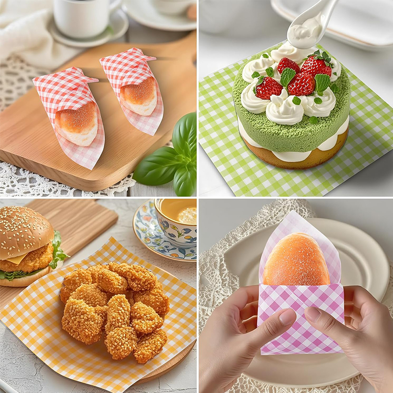 Food packaging baking paper