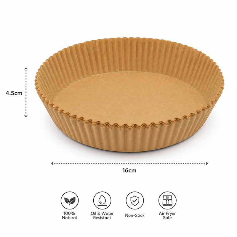 Round air fryer paper