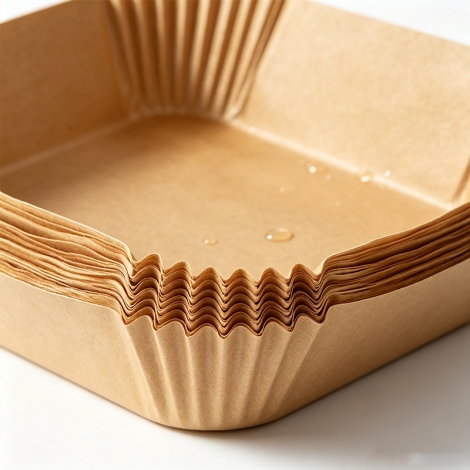 Square air fryer paper