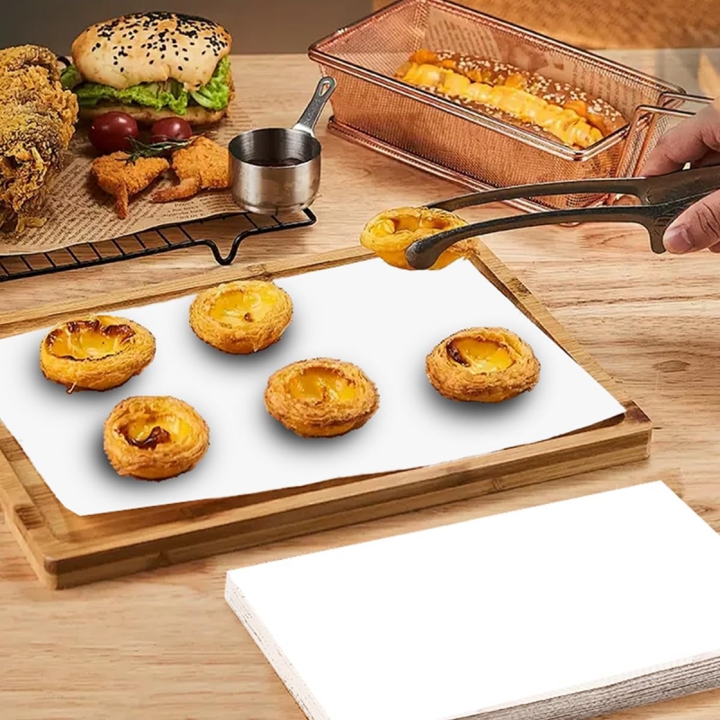 Baked roll paper