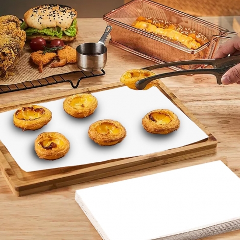 Baked roll paper